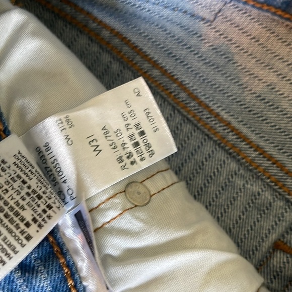 Levi cut off shorts pin stripe - Picture 6 of 7